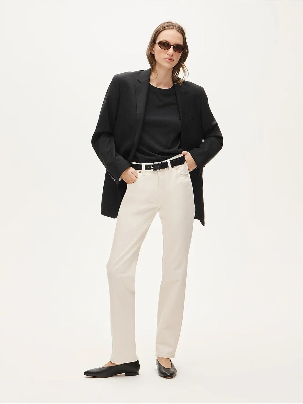 J. Crew Classic Black Crewneck Women's Tee